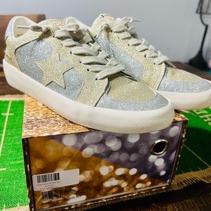 Vintage Havana, the Kara Ombre Glitter Star Sneakers